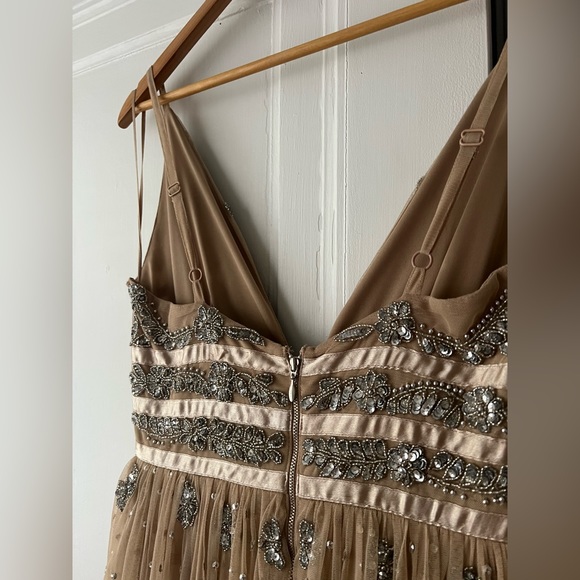 ASOS Embellished nude midi dress - Picture 5 of 6